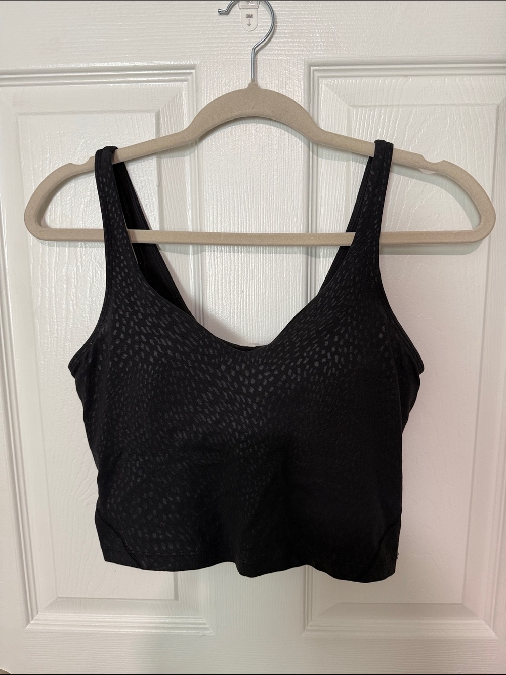 lululemon athletica Black Scoop Neck Sports Bralette